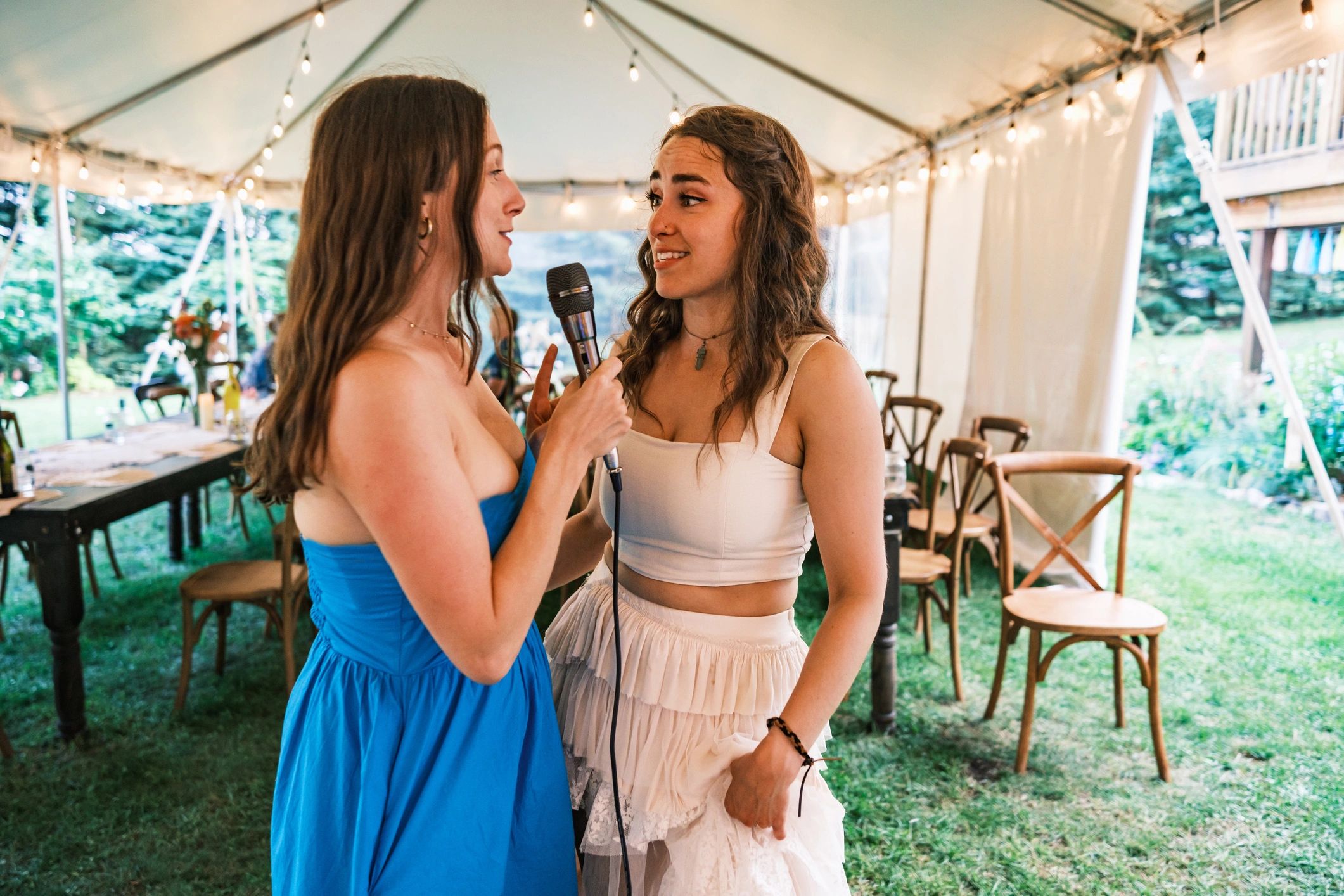wedding singer performing