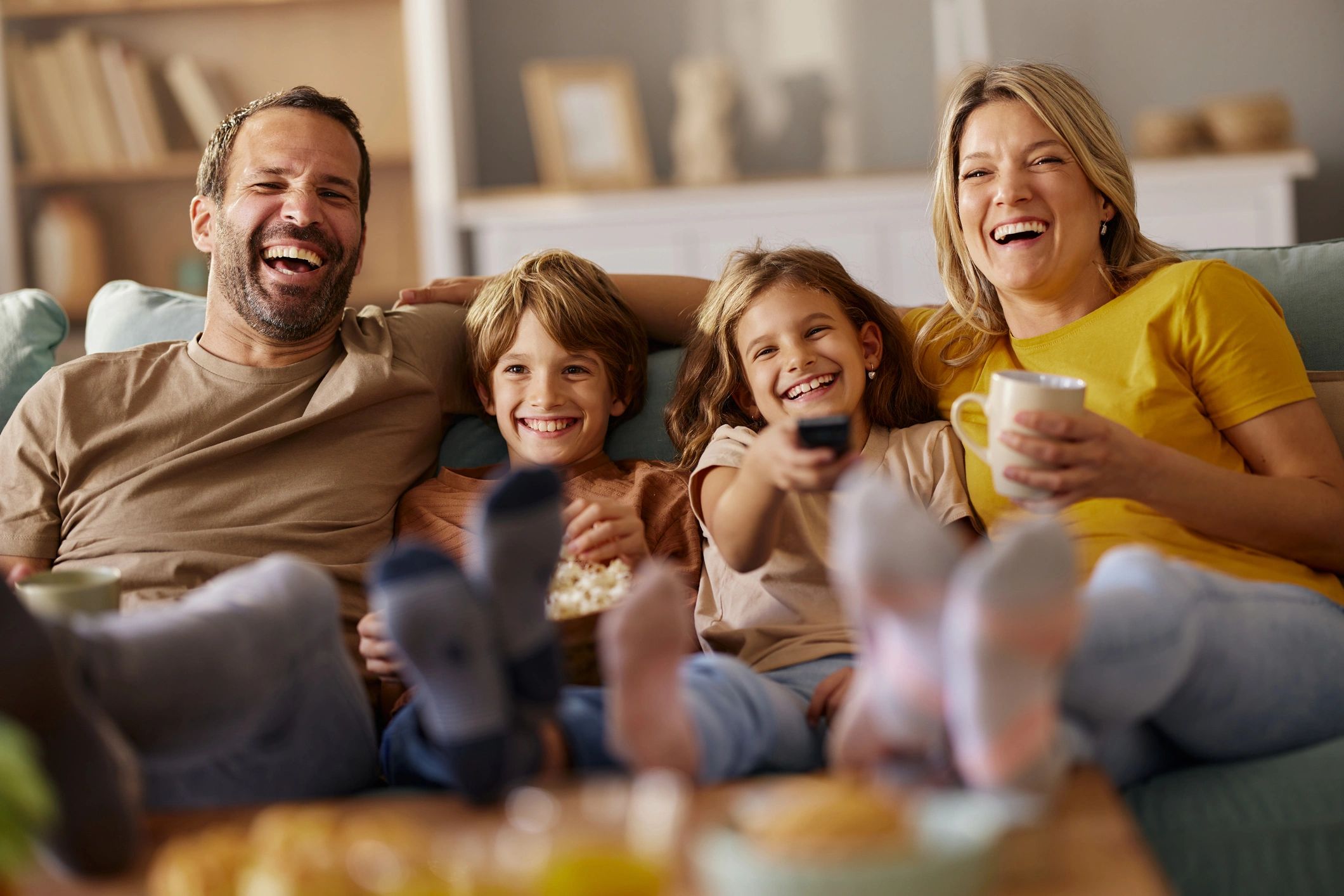 happy family event entertainment